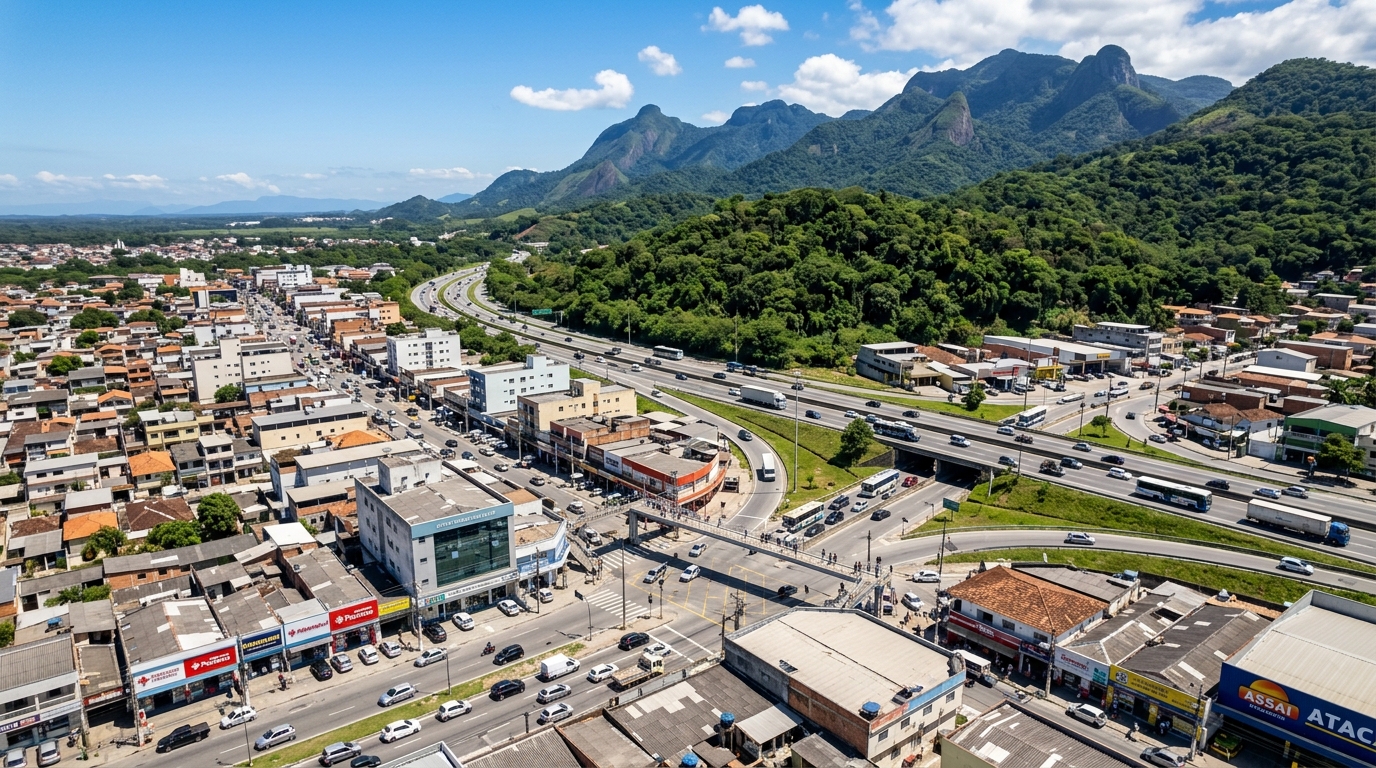Santa Cruz da Serra panorama
